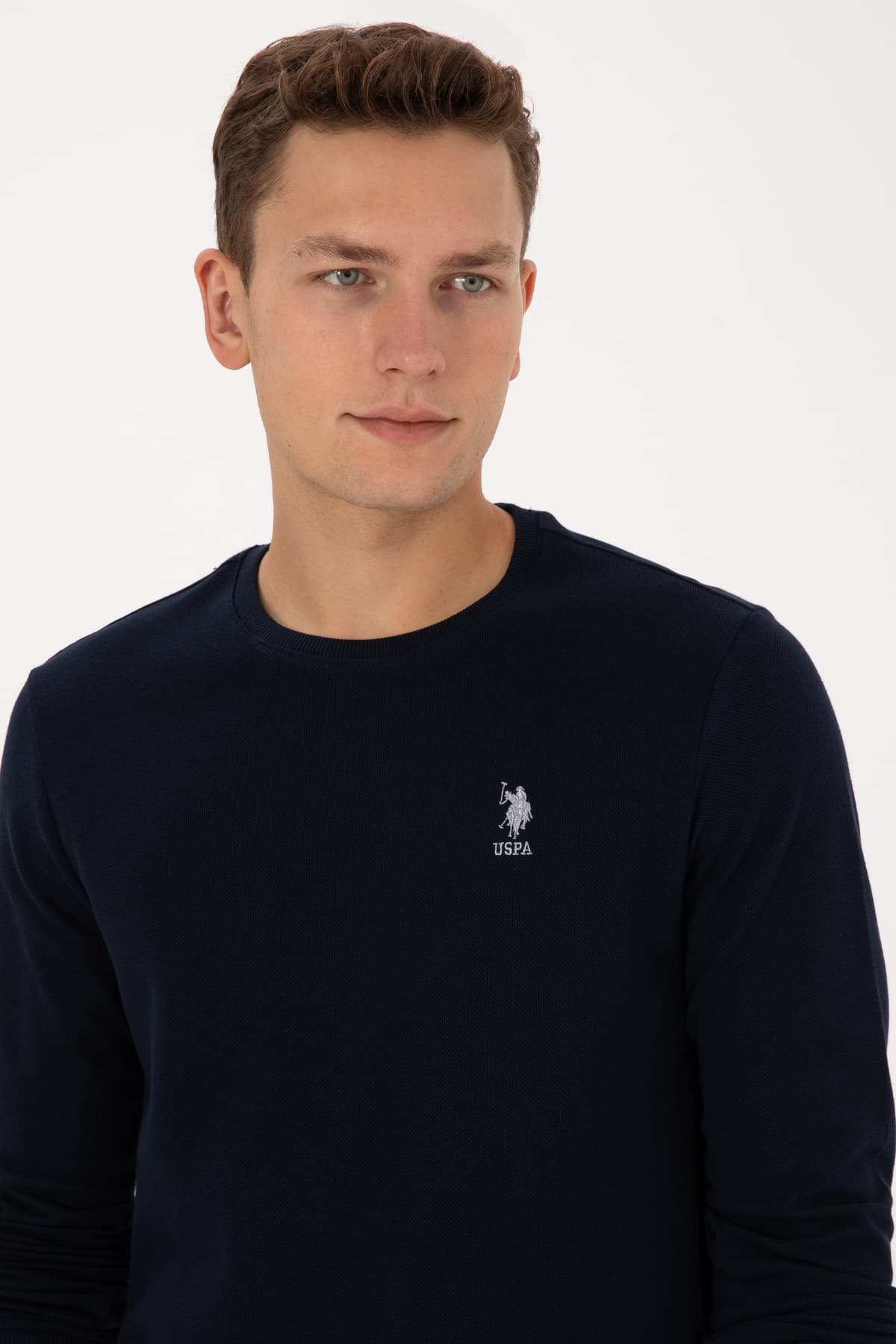 سوئیشرت مردانه U.S. Polo Assn. یقه گرد فیت معمولی سرمهای مدل 50310310-VR033 سوئیشرت مردانه U.S. Polo Assn. یقه گرد فیت معمولی سرمهای مدل 50310310-VR033