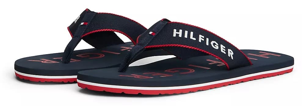 دمپایی مردانه Tommy Hilfiger لوگودار سرمهای دمپایی مردانه Tommy Hilfiger لوگودار سرمهای