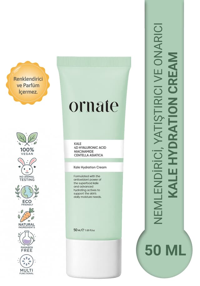 کرم نمرسان صورت ORNATE با کلم، Niacinamide و Centella، تعادلبخش سبوم 50 ml کرم نمرسان صورت ORNATE با کلم، Niacinamide و Centella، تعادلبخش سبوم 50 ml
