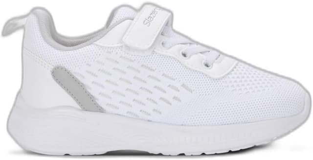 کفش ورزشی بچگانه Slazenger مدل FUNKYTOWN I با بند چسبی سفید/خاکستری روزمره کفش ورزشی بچگانه Slazenger مدل FUNKYTOWN I با بند چسبی سفید/خاکستری روزمره