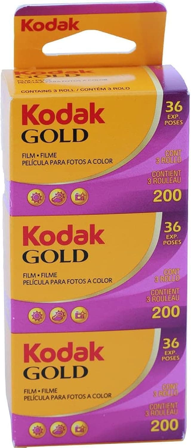 فیلم عکاسی KODAK Gold 200 بسته 3 تایی فویل عمودی مدل GB135-36 فیلم عکاسی KODAK Gold 200 بسته 3 تایی فویل عمودی مدل GB135-36