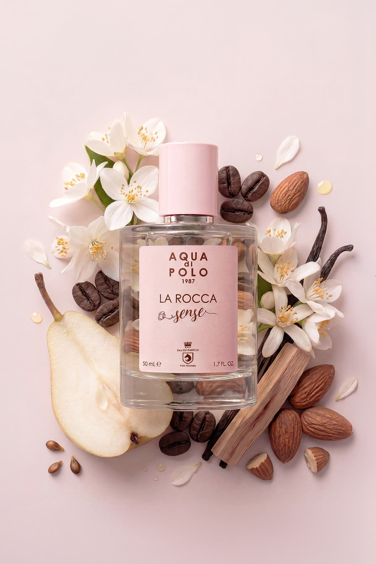 ادوپرفیوم زنانه Aqua Di Polo 1987 La Rocca Sense با رایحه گلدار و شرقی 50 ml ادوپرفیوم زنانه Aqua Di Polo 1987 La Rocca Sense با رایحه گلدار و شرقی 50 ml