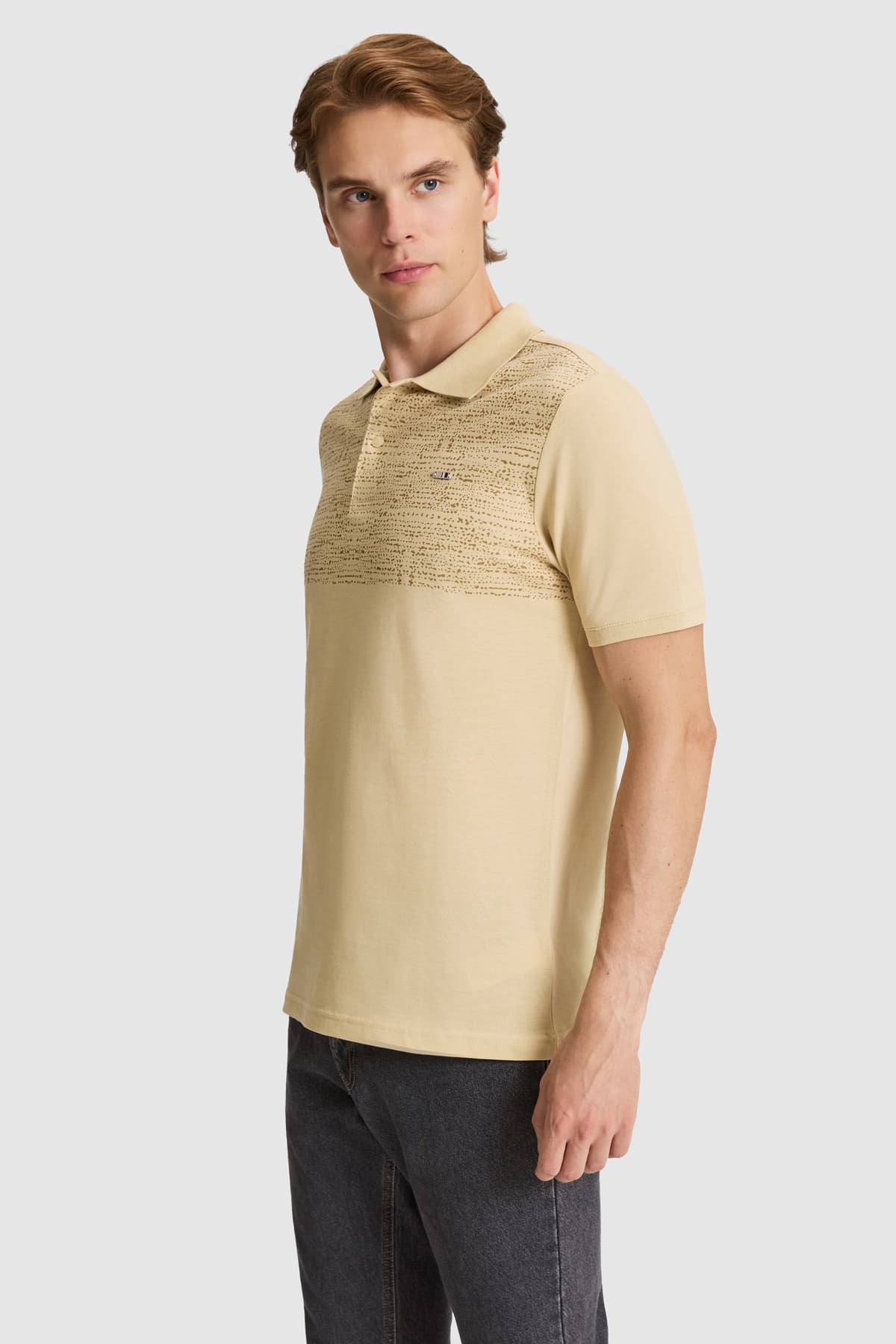 تیشرت مردانه U.S. Polo Assn. بژ فیت معمولی یقه پولو مدل 50326985-VR011 تیشرت مردانه U.S. Polo Assn. بژ فیت معمولی یقه پولو مدل 50326985-VR011