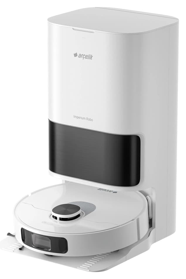 جاروبرقی رباتیک هوشمند Arçelik مدل Imperium Robo 4.0 RS 9551 با ایستگاه تخلیه زباله جاروبرقی رباتیک هوشمند Arçelik مدل Imperium Robo 4.0 RS 9551 با ایستگاه تخلیه زباله