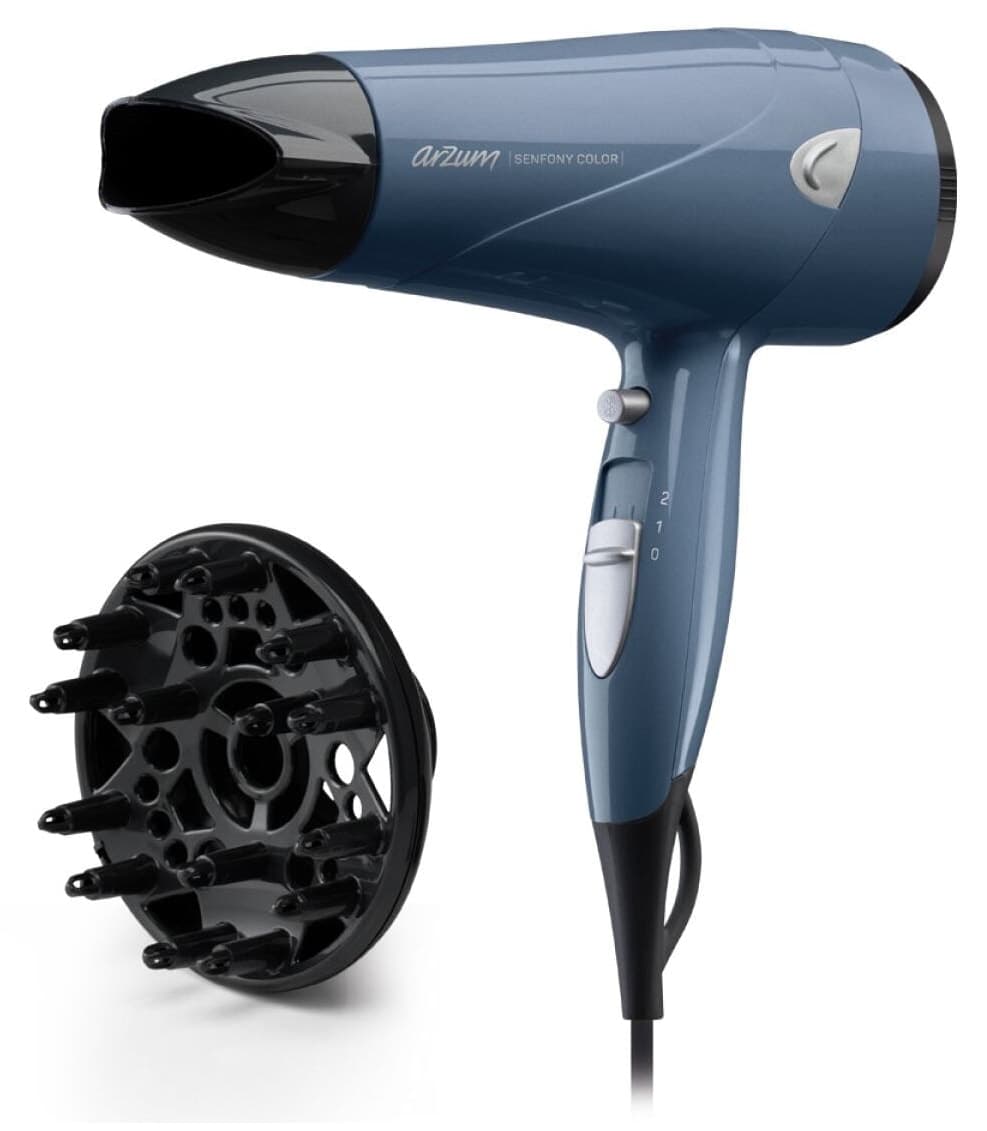 سشوار Arzum Senfony Color 2000W آبی تیره مدل AR5014 سشوار Arzum Senfony Color 2000W آبی تیره مدل AR5014
