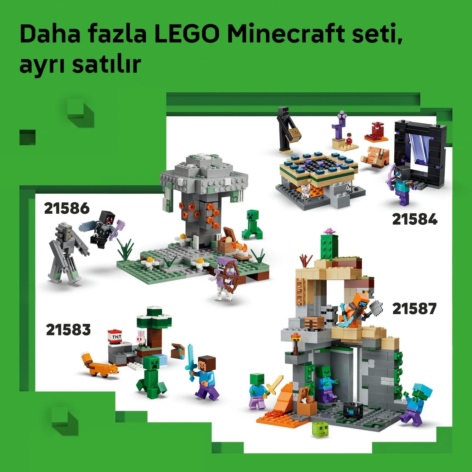 لگو Minecraft مزرعه مرغ مدل 21585 لگو Minecraft مزرعه مرغ مدل 21585