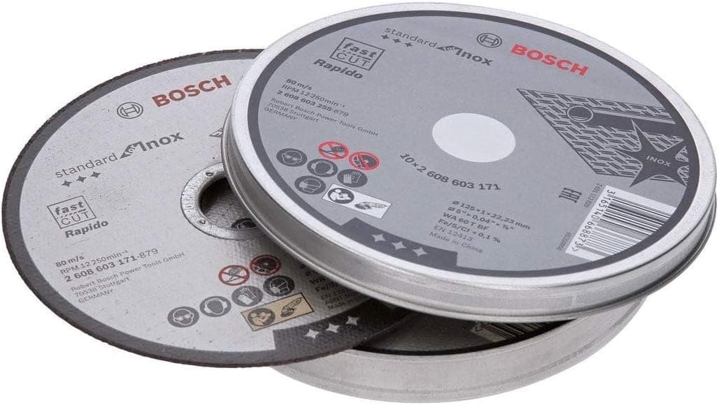 دیسک برش Bosch برای Inox سری Standard Rapido 115x1 مدل 2608603169 دیسک برش Bosch برای Inox سری Standard Rapido 115x1 مدل 2608603169