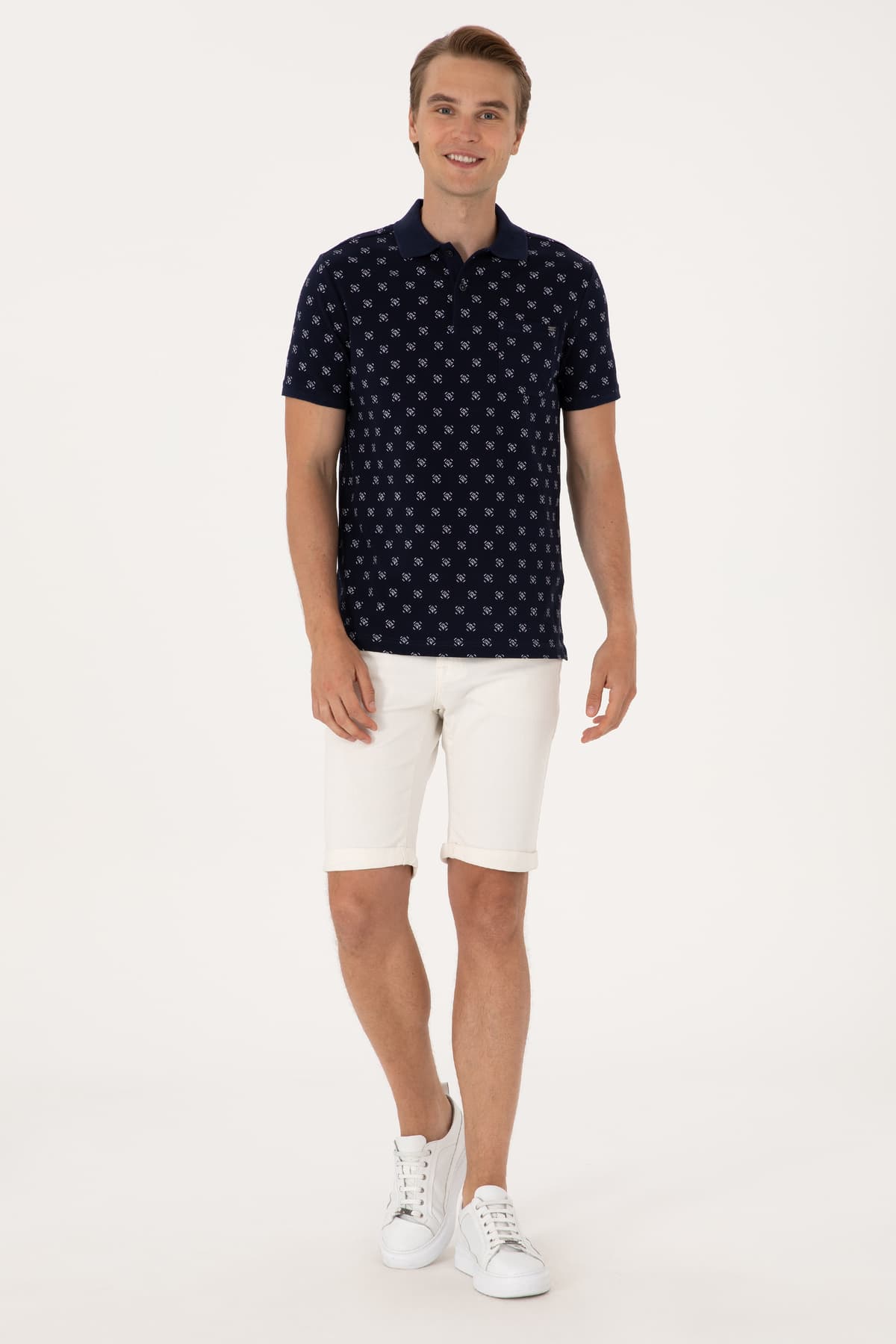 تیشرت مردانه U.S. Polo Assn. فیت معمولی سرمهای یقه پولو مدل 50300379-VR033 تیشرت مردانه U.S. Polo Assn. فیت معمولی سرمهای یقه پولو مدل 50300379-VR033