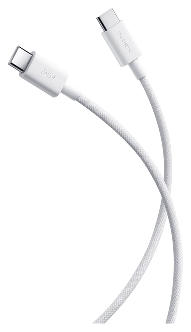کابل USB-C به USB-C Xiaomi بافتهشده 1m مدل 3A کابل USB-C به USB-C Xiaomi بافتهشده 1m مدل 3A