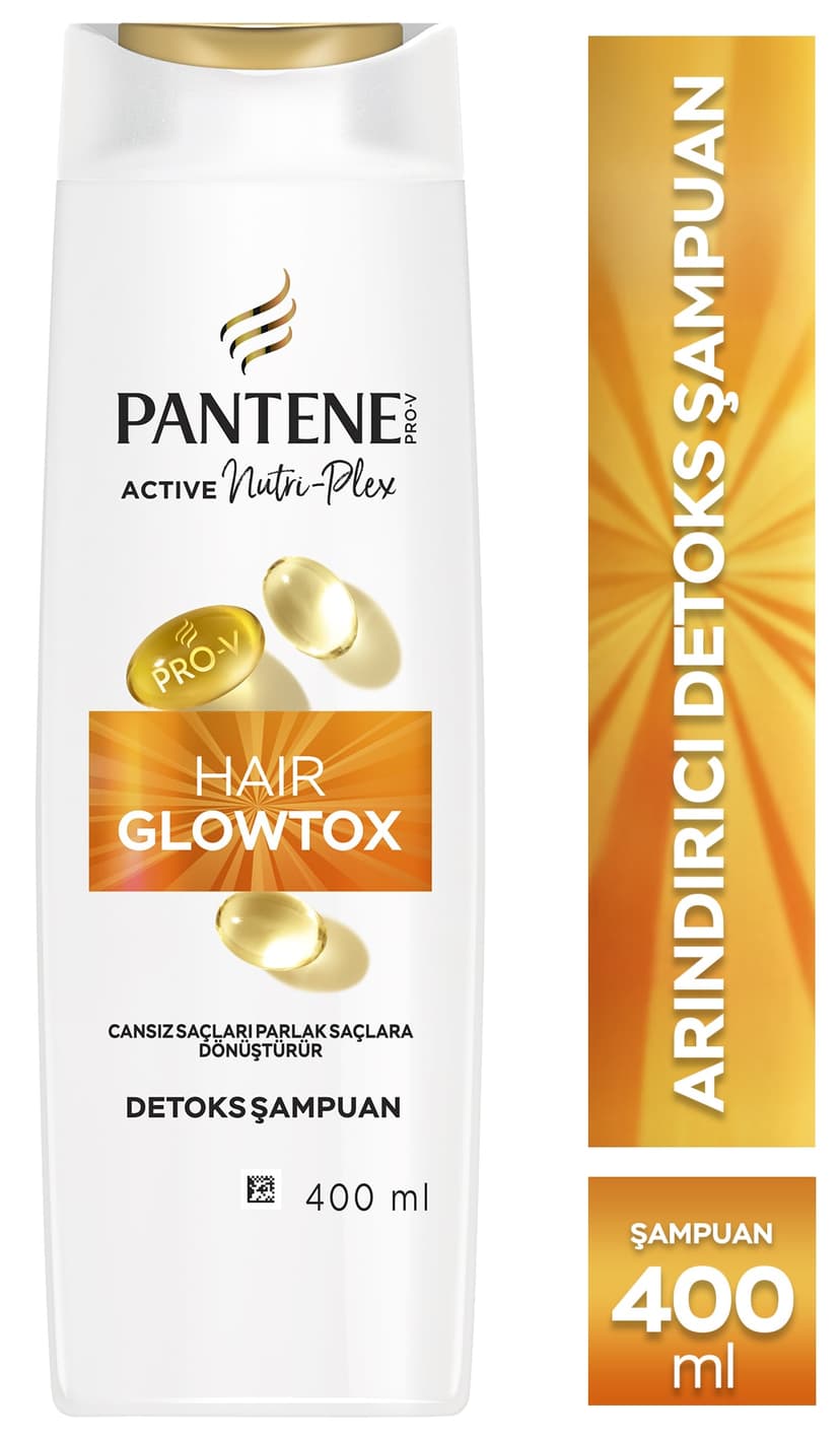 شامپو Pantene دتاکسکننده Hair Glowtox برای موهای مات و بیجان 400ml شامپو Pantene دتاکسکننده Hair Glowtox برای موهای مات و بیجان 400ml