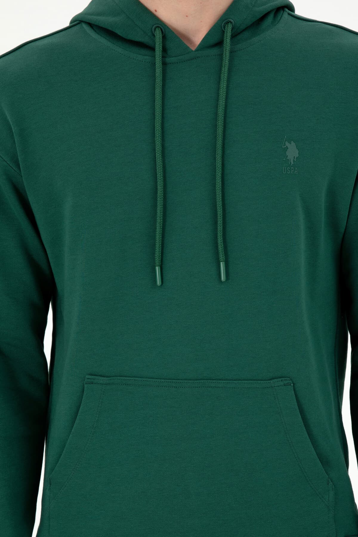 سوئشرت مردانه U.S. Polo Assn. سبز تیره ساده مدل 50298271-VR079 سوئشرت مردانه U.S. Polo Assn. سبز تیره ساده مدل 50298271-VR079
