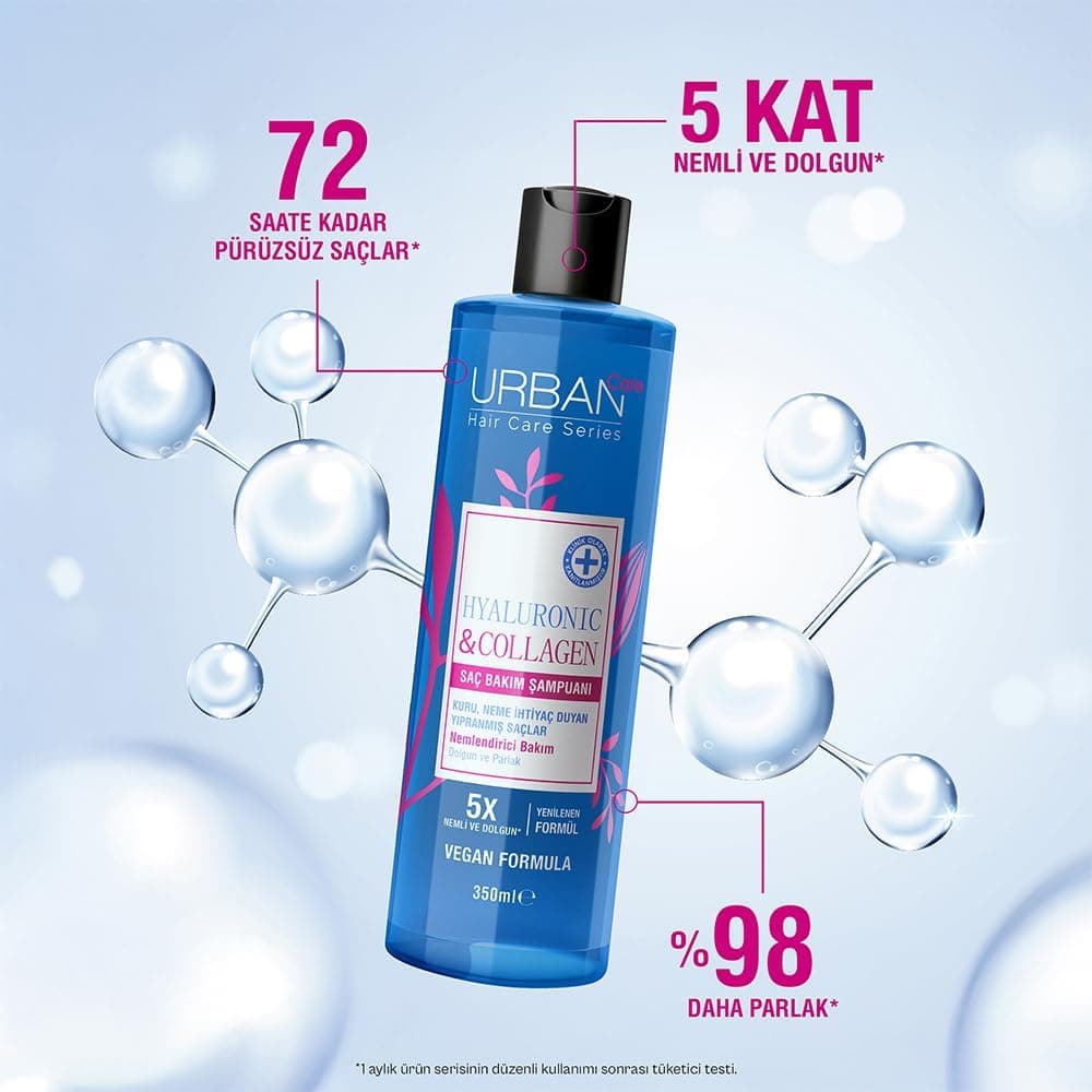 شامپو مراقبتی مو Urban Care هیالورونیک و کلاژن حجمدهنده 350ml وگان شامپو مراقبتی مو Urban Care هیالورونیک و کلاژن حجمدهنده 350ml وگان