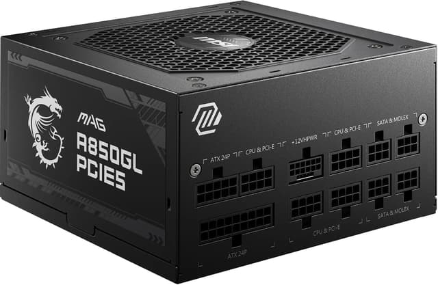 منبع تغذیه MSI مدل MAG A850GL PCIE5 منبع تغذیه MSI مدل MAG A850GL PCIE5