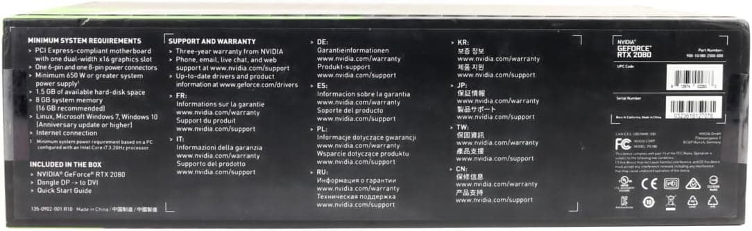 کارت گرافیک NVIDIA GeForce RTX 2080 Founders Edition کارت گرافیک NVIDIA GeForce RTX 2080 Founders Edition