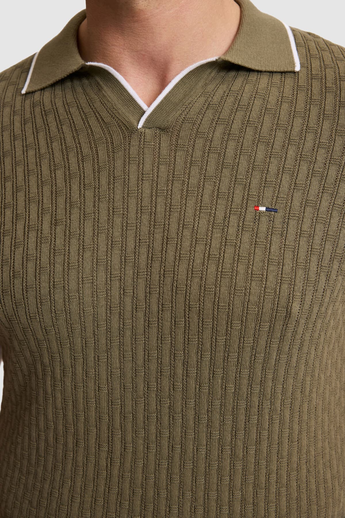 تیشرت مردانه U.S. Polo Assn. یقه پولو اسلیم فیت خاکی مدل 50325116-VR027 تیشرت مردانه U.S. Polo Assn. یقه پولو اسلیم فیت خاکی مدل 50325116-VR027