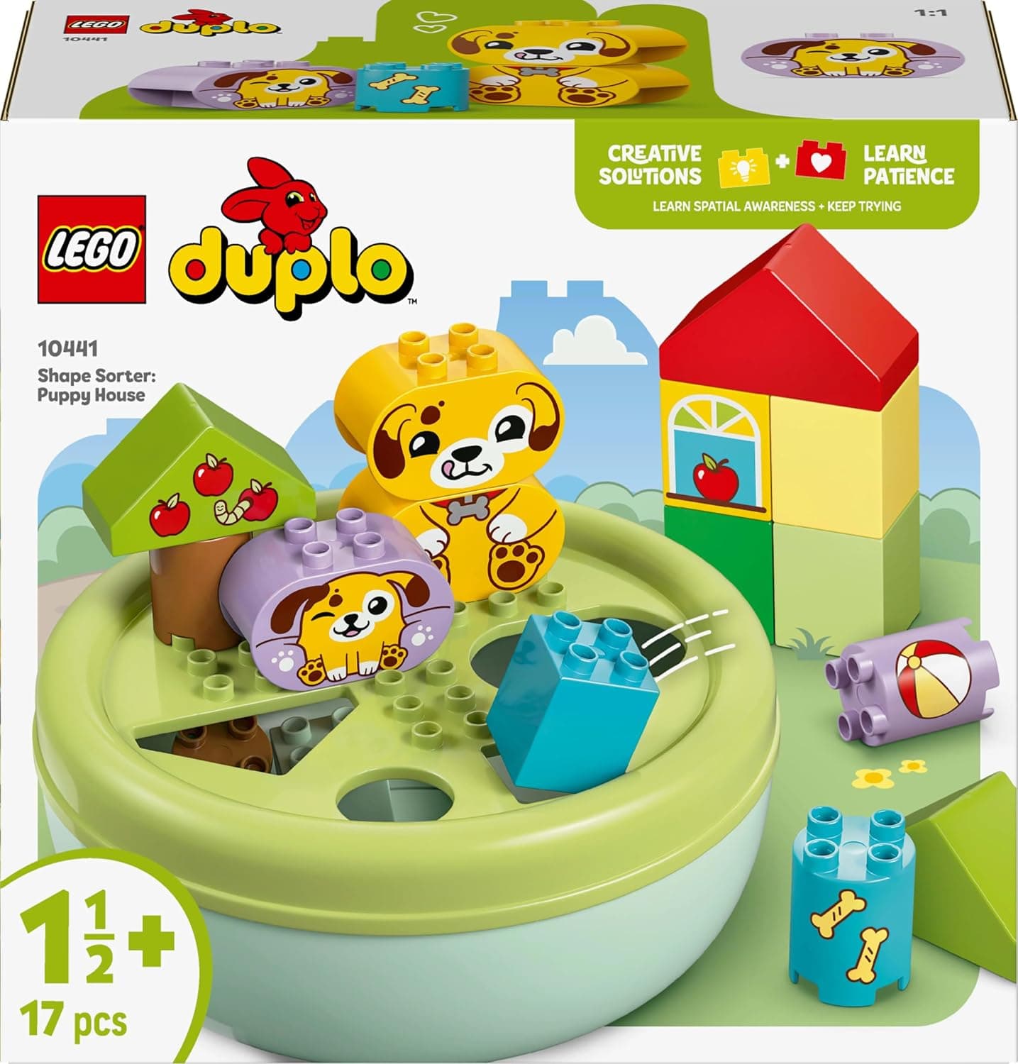 لگو DUPLO آموزشی جورچین شکل خانه سگ برای کودکان 1.5 سال به بالا مدل 10441، 17 قطعه لگو DUPLO آموزشی جورچین شکل خانه سگ برای کودکان 1.5 سال به بالا مدل 10441، 17 قطعه