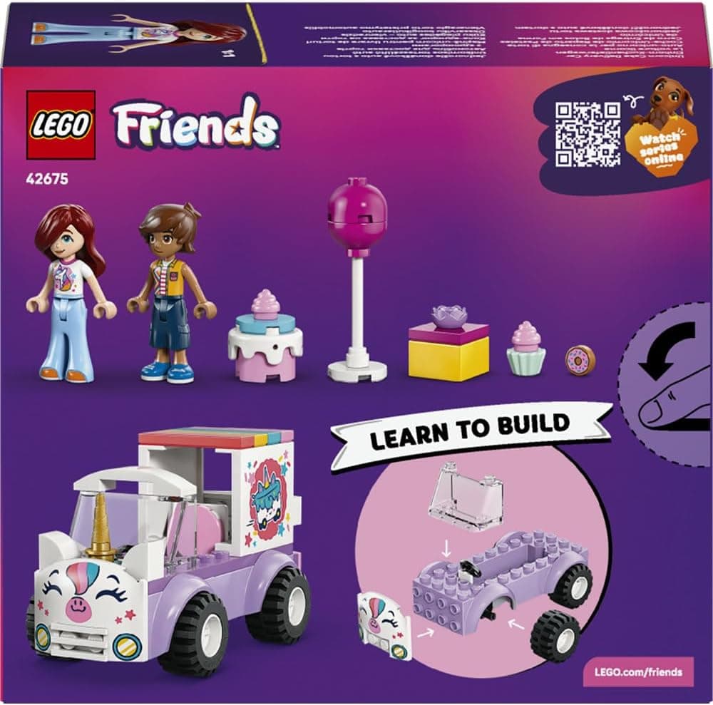 لگو Friends ماشین تحویل کیک یونیکورن مدل 42675 لگو Friends ماشین تحویل کیک یونیکورن مدل 42675