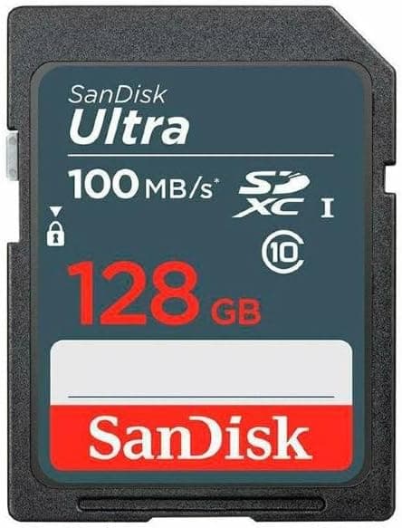 کارت حافظه SanDisk مدل Ultra SDSDUNR-128G-GN3IN Class 10 UHS-I U1 128 GB کارت حافظه SanDisk مدل Ultra SDSDUNR-128G-GN3IN Class 10 UHS-I U1 128 GB