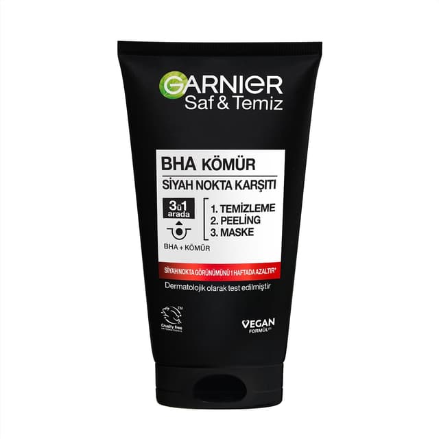 محصول ۳ در ۱ Garnier Skin Naturals Saf & Temiz ضد جوش سرسیاه زغالی 1 x 150 ml محصول ۳ در ۱ Garnier Skin Naturals Saf & Temiz ضد جوش سرسیاه زغالی 1 x 150 ml