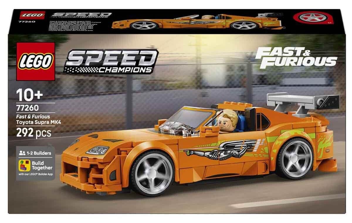 لگو 77260 Speed Champions Toyota Supra MK4 لگو 77260 Speed Champions Toyota Supra MK4