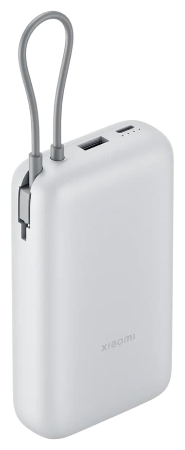پاوربانک Xiaomi با کابل داخلی خاکستری روشن 20000mAh پاوربانک Xiaomi با کابل داخلی خاکستری روشن 20000mAh