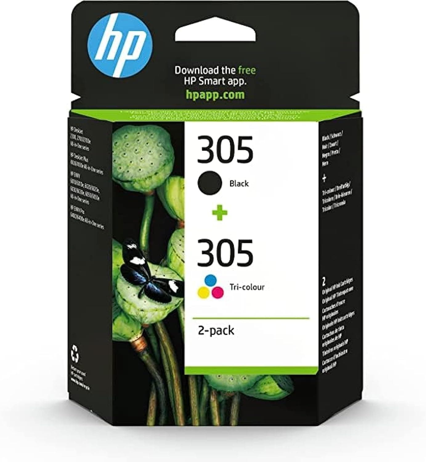 ست کارتریج HP سیاه و رنگی 305 مدل 3YM60AE و 3YM61AE ست کارتریج HP سیاه و رنگی 305 مدل 3YM60AE و 3YM61AE