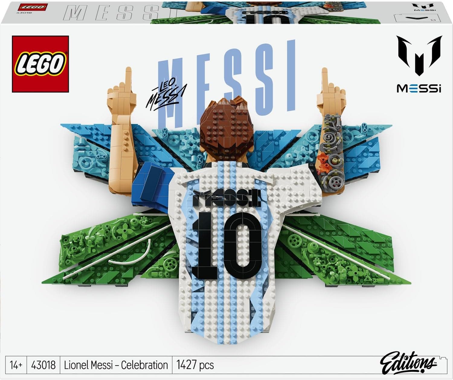 لگو Editions Lionel Messi جشن مدل 43018 لگو Editions Lionel Messi جشن مدل 43018