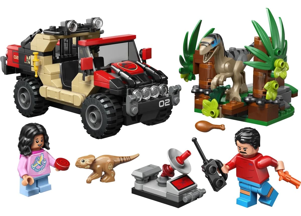 لگو Jurassic World فرار رپتور زمین ناهموار مدل 76972 285 قطعه لگو Jurassic World فرار رپتور زمین ناهموار مدل 76972 285 قطعه