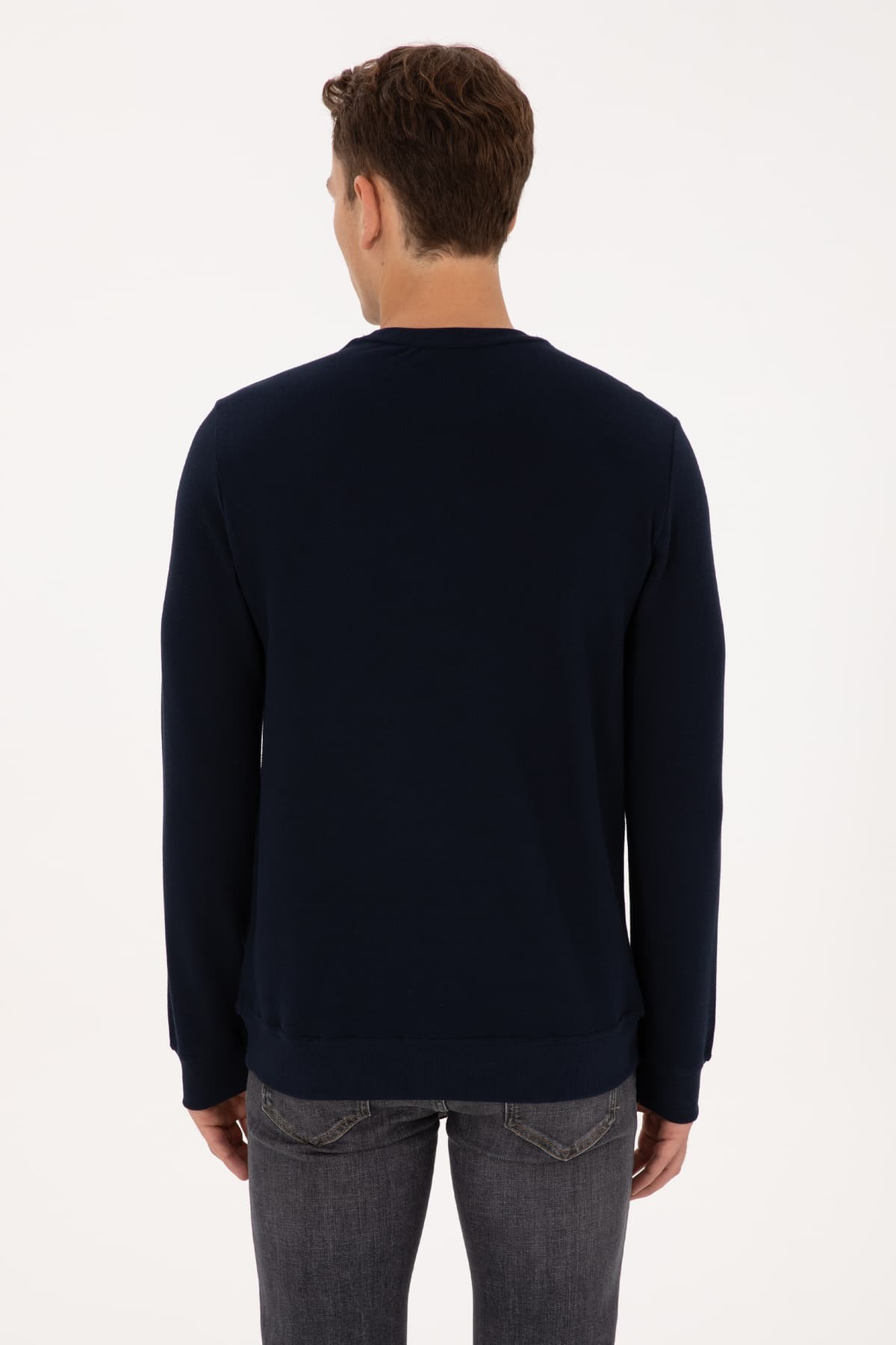 سوئیشرت مردانه U.S. Polo Assn. یقه گرد فیت معمولی سرمهای مدل 50310310-VR033 سوئیشرت مردانه U.S. Polo Assn. یقه گرد فیت معمولی سرمهای مدل 50310310-VR033