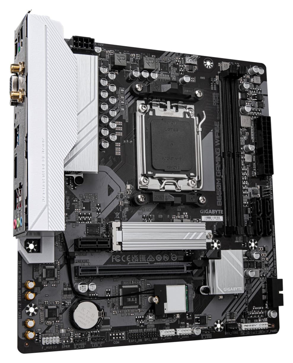 مادربورد Gigabyte سوکت AM5 با DDR5 و Wi-Fi 6E مدل B650M GAMING WIFI6E Rev.1.2 مادربورد Gigabyte سوکت AM5 با DDR5 و Wi-Fi 6E مدل B650M GAMING WIFI6E Rev.1.2