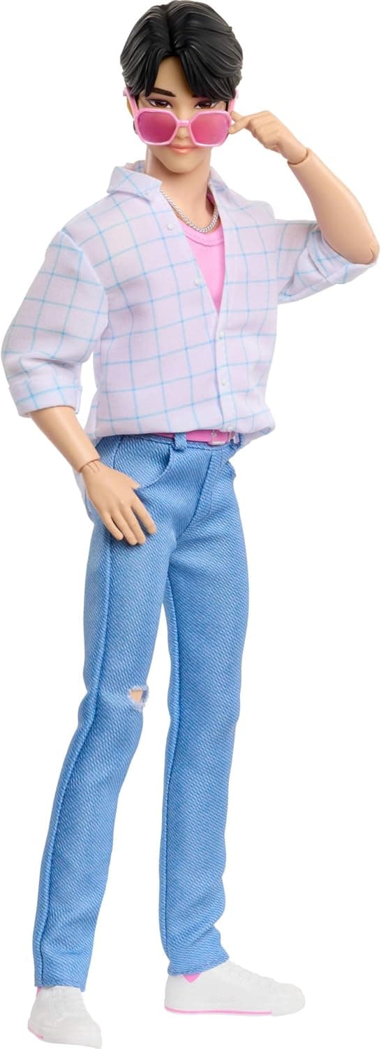 فیگور کاراکتر اصلی Mattel سری K POP Demon Hunters Jinu فیگور کاراکتر اصلی Mattel سری K POP Demon Hunters Jinu
