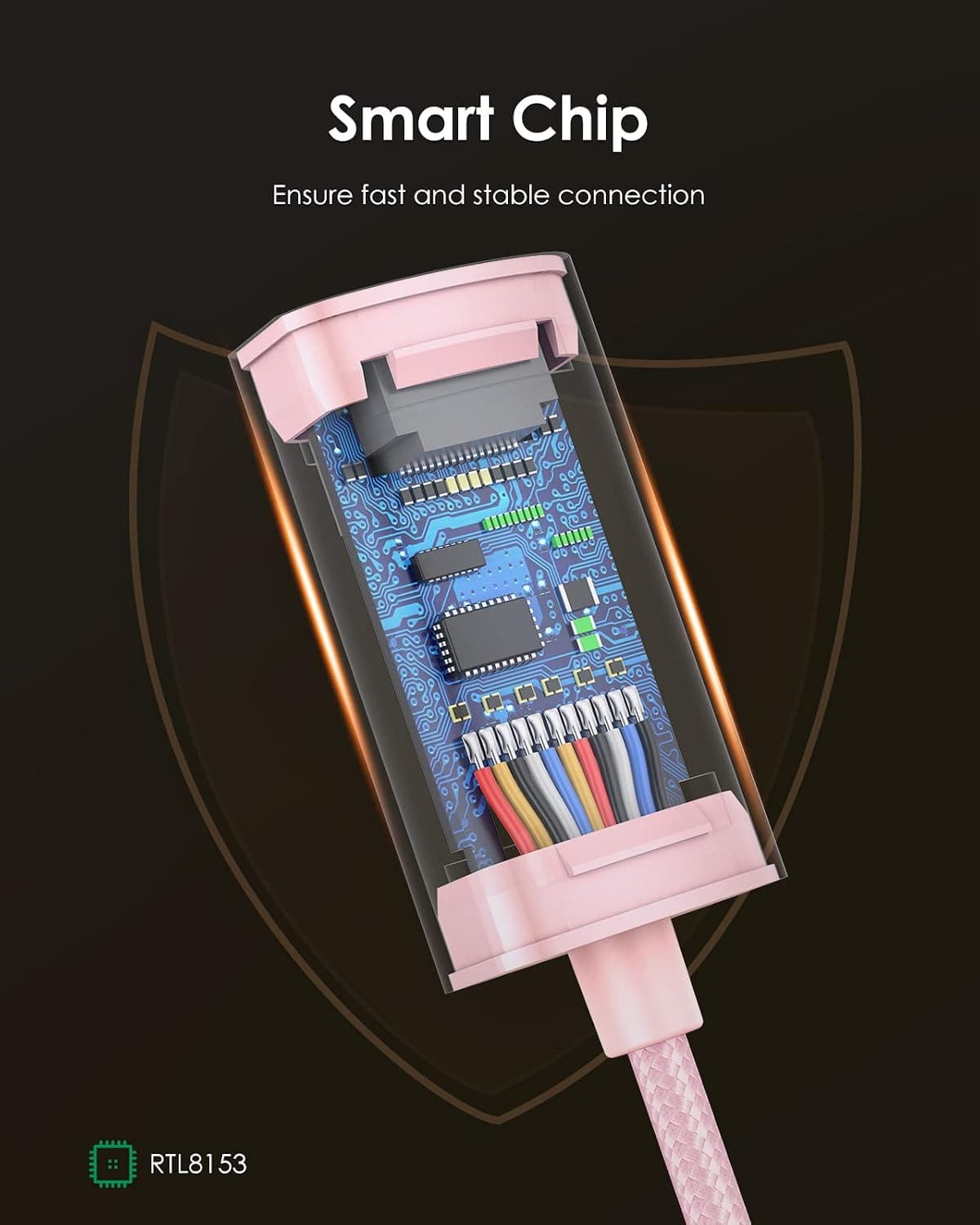 مبدل شبکه USB C به Ethernet RJ45 LENTION گیگابیتی رزگلد مدل CU604 مبدل شبکه USB C به Ethernet RJ45 LENTION گیگابیتی رزگلد مدل CU604