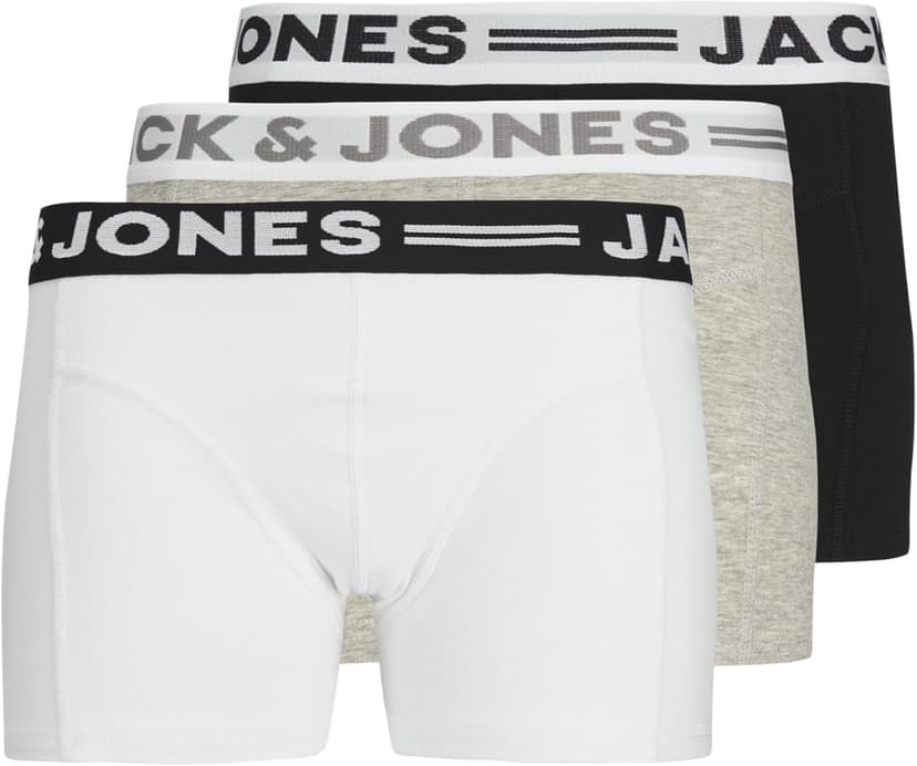 باکسر پسرانه Jack & Jones مدل Sense Trunks Noos Jnr بسته 3 تایی باکسر پسرانه Jack & Jones مدل Sense Trunks Noos Jnr بسته 3 تایی