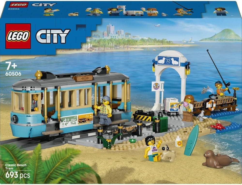 لگو سری City Classic مدل Beach Tram 60506 لگو سری City Classic مدل Beach Tram 60506