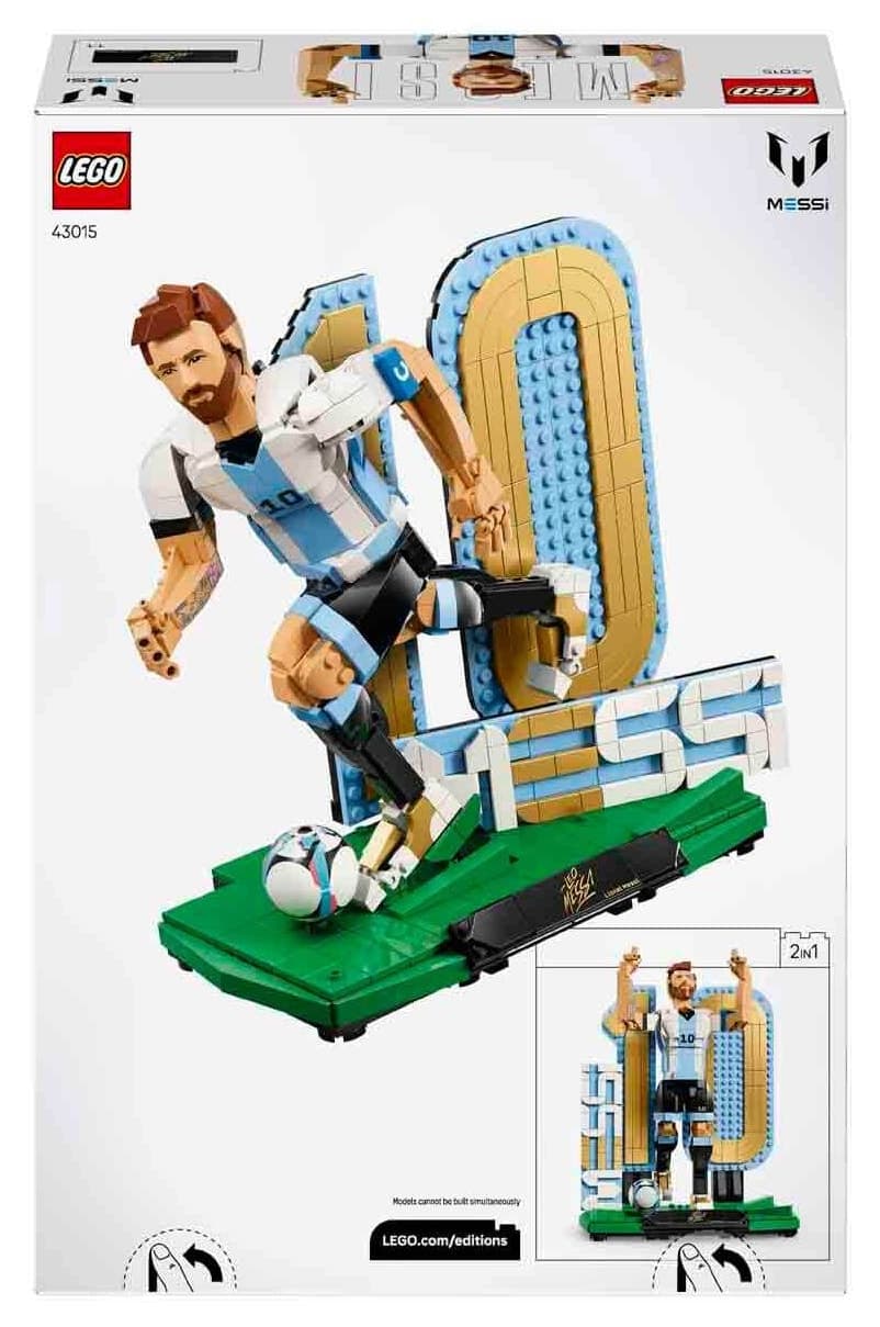 لگو Editions Lionel Messi دکوراتیو افسانه فوتبال مدل 43015 لگو Editions Lionel Messi دکوراتیو افسانه فوتبال مدل 43015