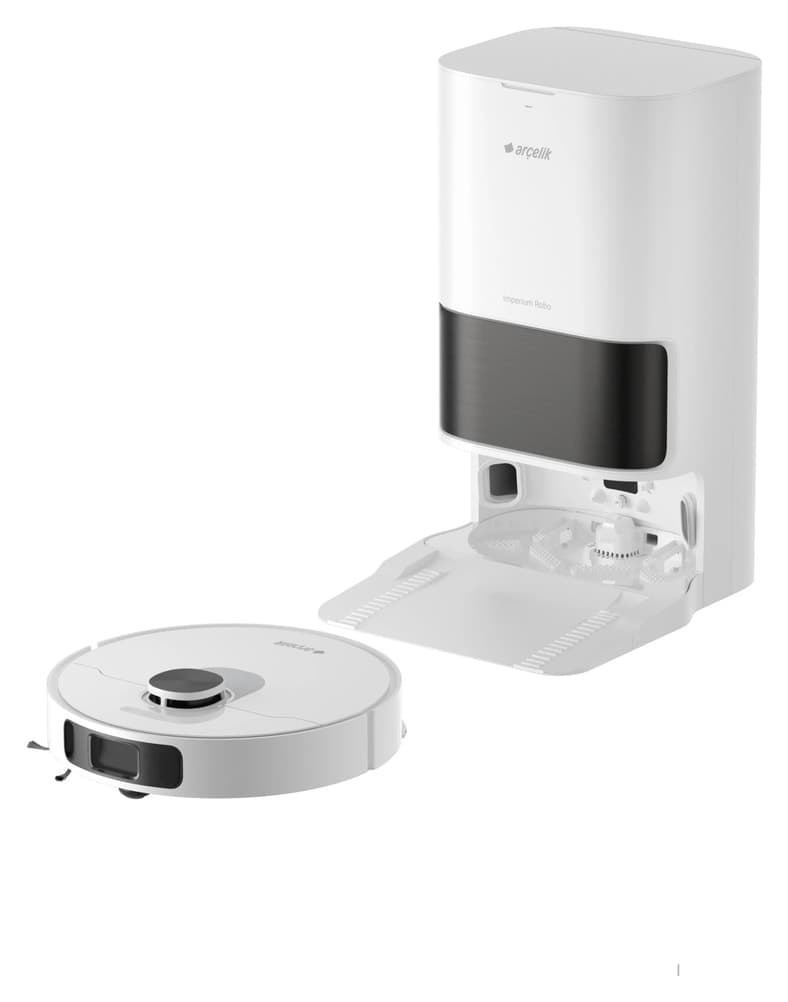 جاروبرقی رباتیک هوشمند Arçelik مدل Imperium Robo 4.0 RS 9551 با ایستگاه تخلیه زباله جاروبرقی رباتیک هوشمند Arçelik مدل Imperium Robo 4.0 RS 9551 با ایستگاه تخلیه زباله