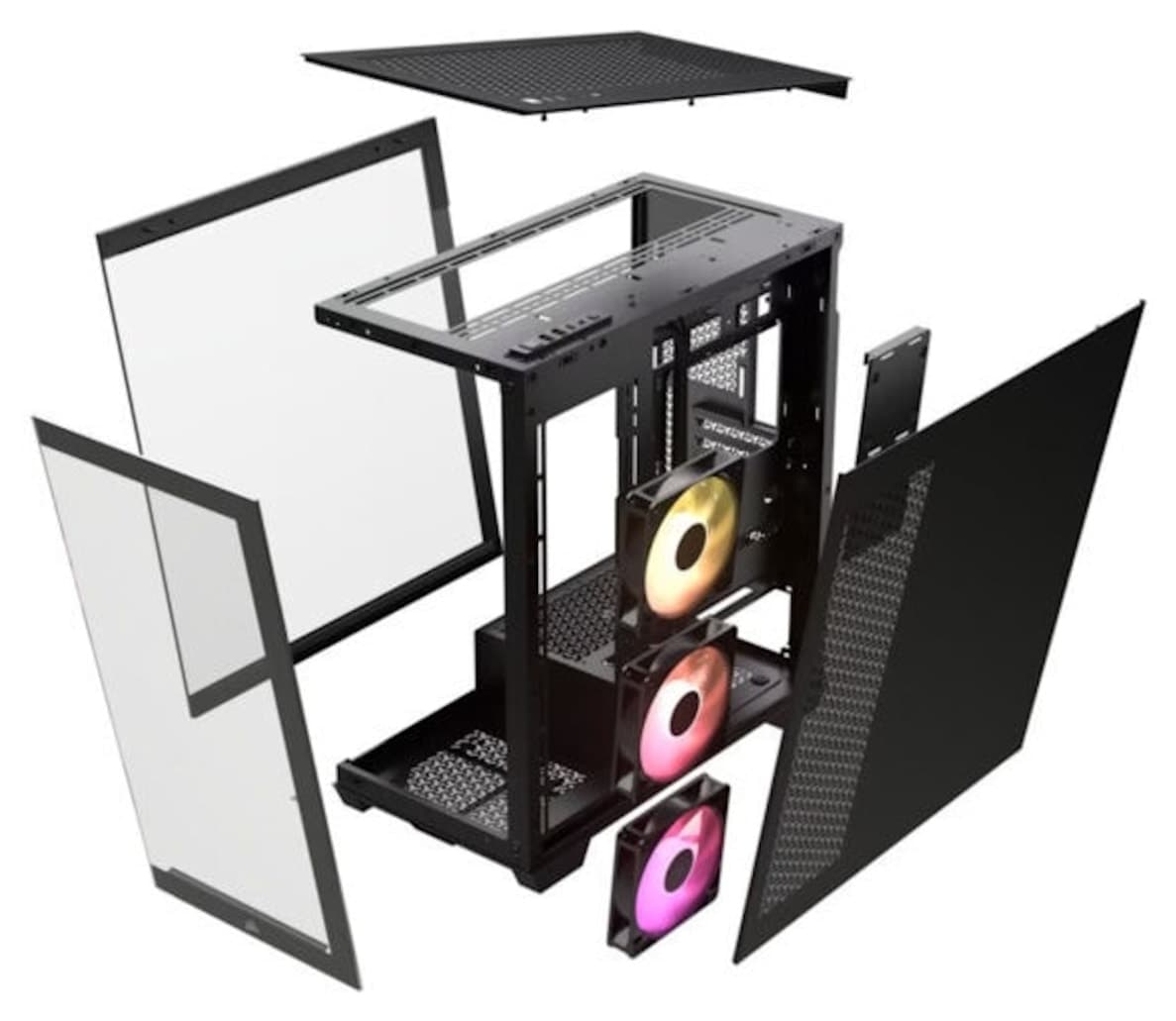 کیس Corsair مدل 3500X مشکی ARGB با پنل شیشهای تمپرد Mid Tower کیس Corsair مدل 3500X مشکی ARGB با پنل شیشهای تمپرد Mid Tower