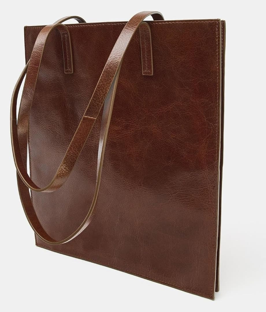 کیف دوشی زنانه Zara چرمی رنگ شکلاتی مدل Z1 کیف دوشی زنانه Zara چرمی رنگ شکلاتی مدل Z1