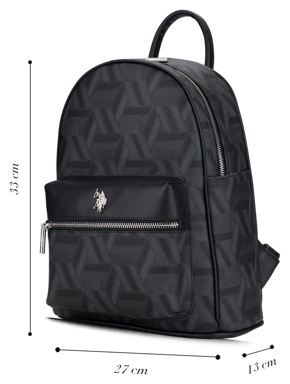 کوله پشتی زنانه U.S. Polo Assn. مشکی مدل Us26122 کوله پشتی زنانه U.S. Polo Assn. مشکی مدل Us26122