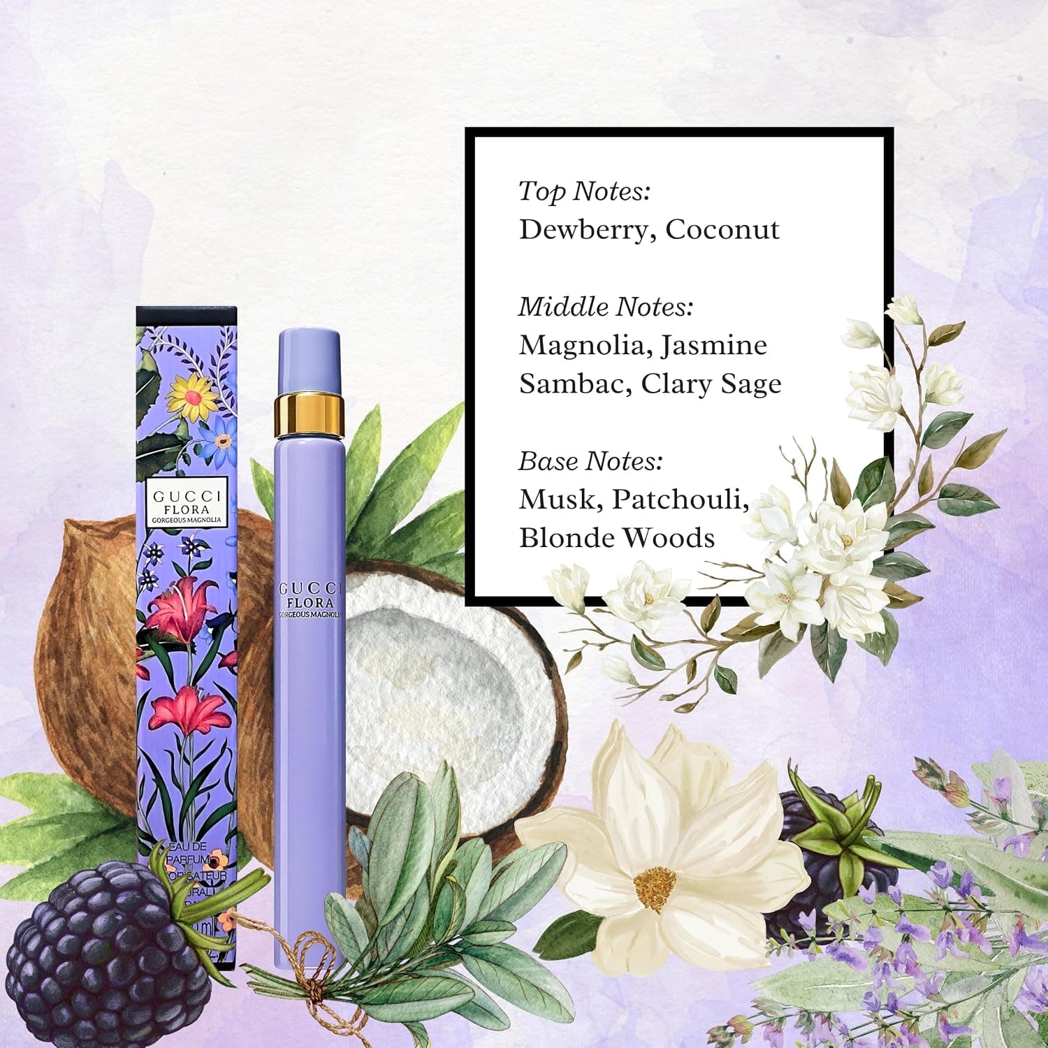 ادوپرفیوم زنانه Gucci Flora Gorgeous Magnolia 10ml ادوپرفیوم زنانه Gucci Flora Gorgeous Magnolia 10ml