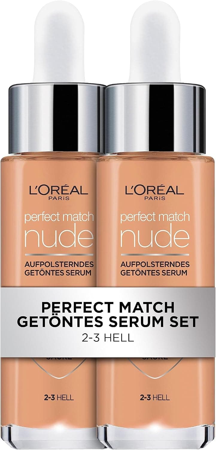 سرم رنگی L'Oreal Paris مدل Perfect Match شماره 6-7 متوسط حاوی هیالورونیک اسید 1 x 30 ml سرم رنگی L'Oreal Paris مدل Perfect Match شماره 6-7 متوسط حاوی هیالورونیک اسید 1 x 30 ml