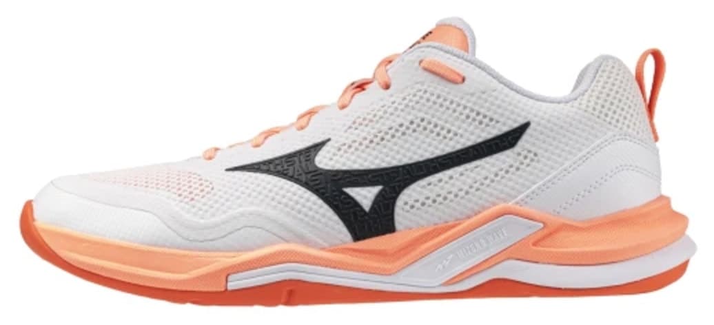 کفش هندبال یونیسکس Mizuno Wave Stealth Pro سفید و نارنجی کفش هندبال یونیسکس Mizuno Wave Stealth Pro سفید و نارنجی