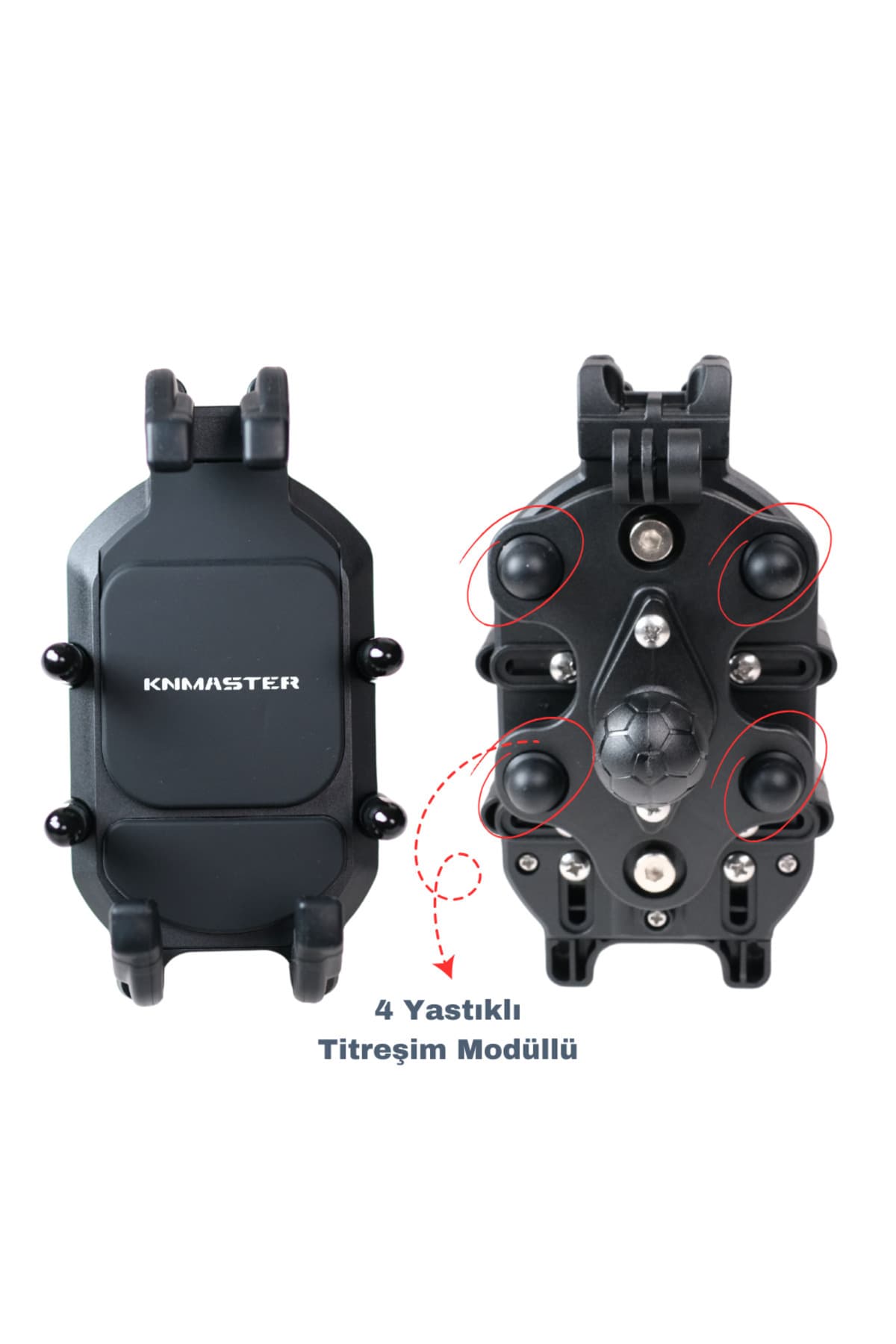 پایه نگهدارنده تلفن همراه برای همه موتورسیکلتها Knmaster ضدلرزش مدل TT-860 پایه نگهدارنده تلفن همراه برای همه موتورسیکلتها Knmaster ضدلرزش مدل TT-860