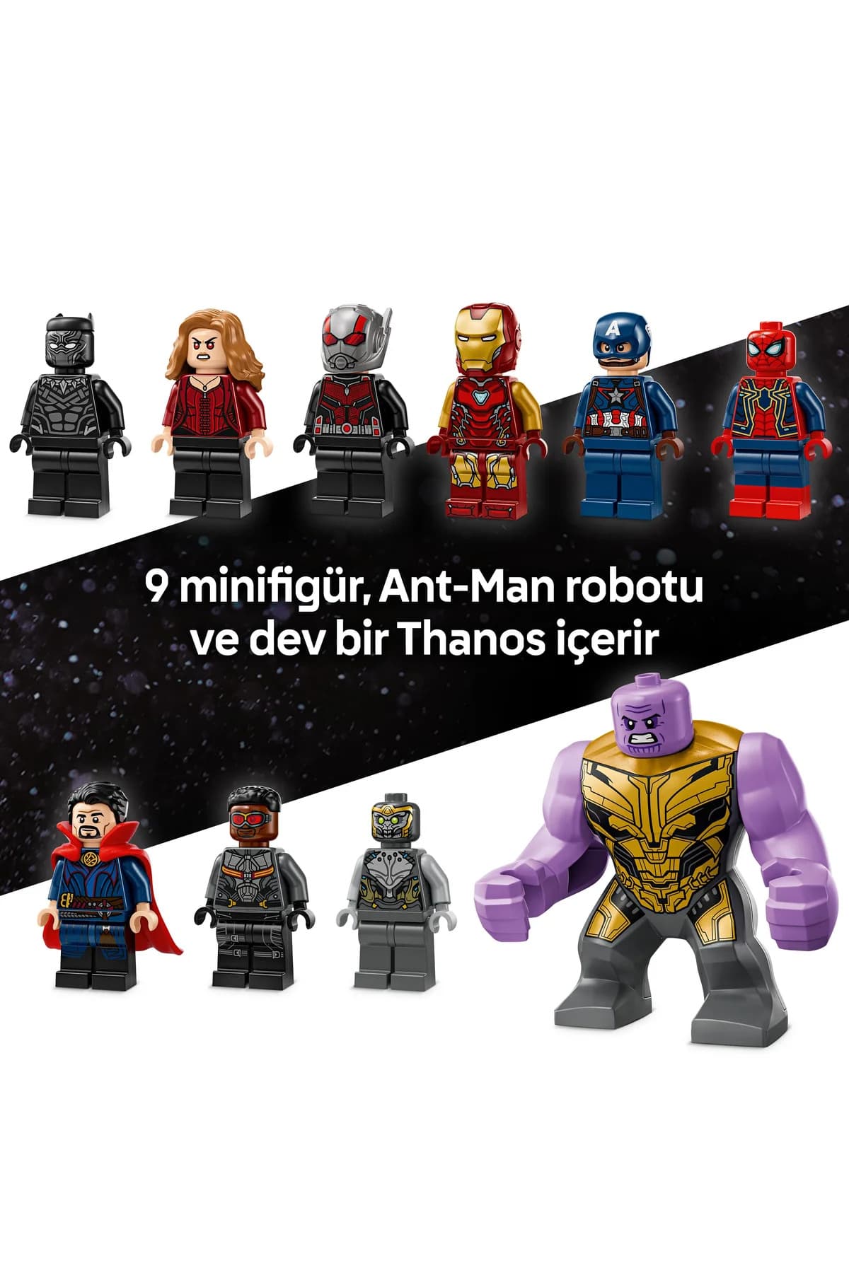 ست ساختنی اسباببازی 10+ لگو Marvel Avengers: Endgame Son Savaş مدل 76323 شامل 621 قطعه ست ساختنی اسباببازی 10+ لگو Marvel Avengers: Endgame Son Savaş مدل 76323 شامل 621 قطعه