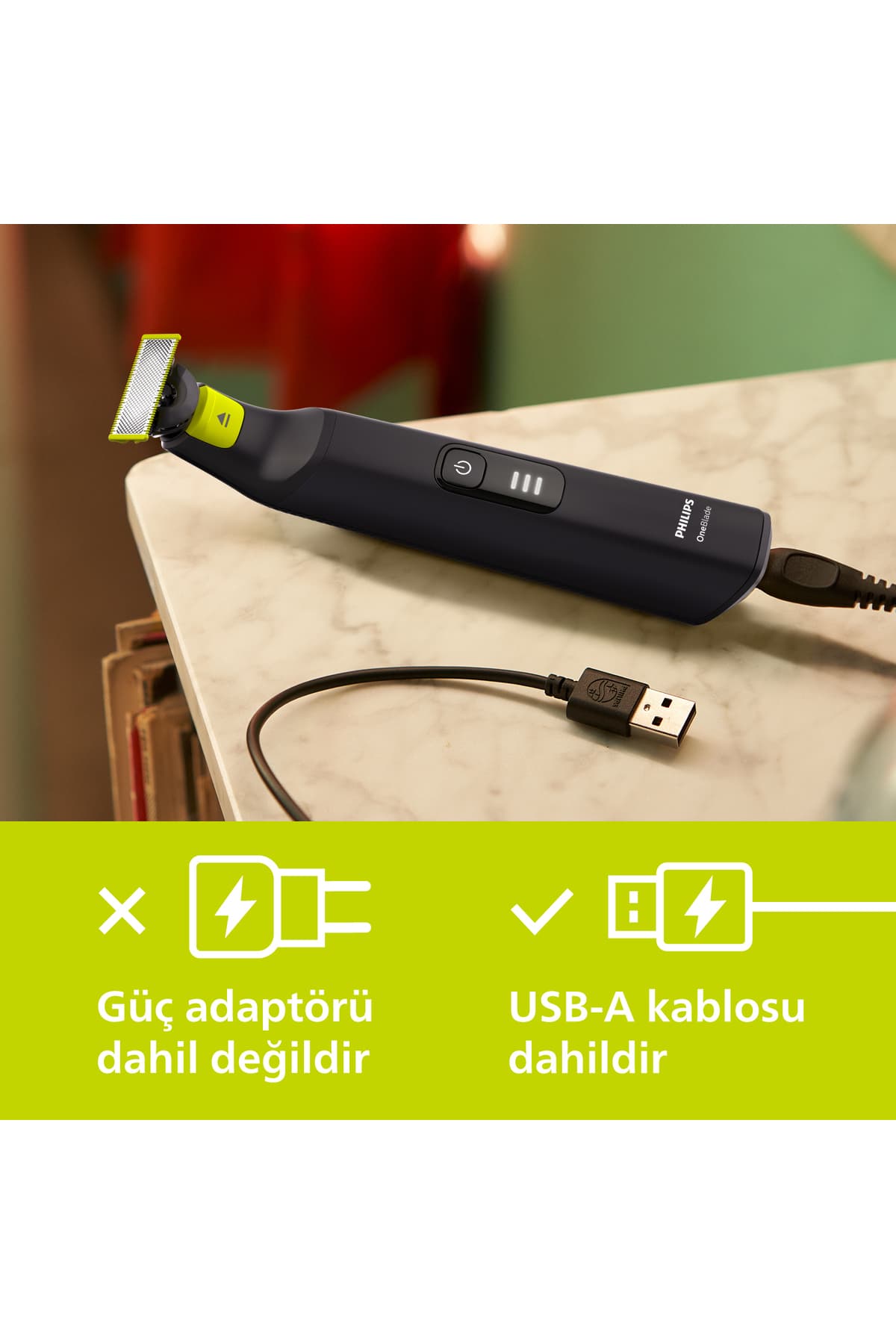 ماشین اصلاح صورت و بدن Philips OneBlade Pro، اصلاح خشک و مرطوب، 12 تنظیم طول، 1 تیغه یدک، مدل QP6542/10 ماشین اصلاح صورت و بدن Philips OneBlade Pro، اصلاح خشک و مرطوب، 12 تنظیم طول، 1 تیغه یدک، مدل QP6542/10