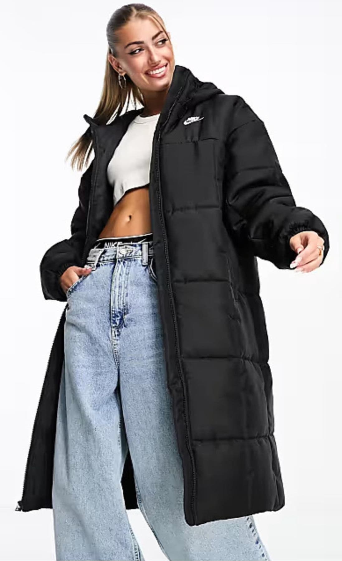 پارکا زنانه Nike گشاد کلاهدار Therma-FIT مدل Sportswear Classic Puffer پارکا زنانه Nike گشاد کلاهدار Therma-FIT مدل Sportswear Classic Puffer
