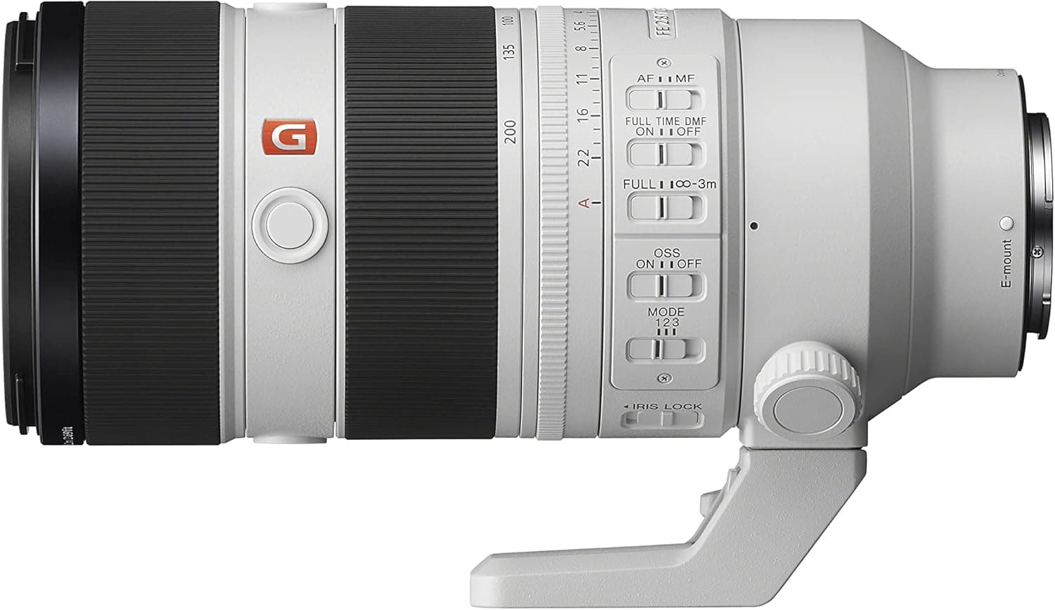 لنز زوم تلهفوتو فولفریم با دیافراگم ثابت Sony G Master FE 70 200mm F2.8 GM OSS II سفید مدل SEL70200GM2 لنز زوم تلهفوتو فولفریم با دیافراگم ثابت Sony G Master FE 70 200mm F2.8 GM OSS II سفید مدل SEL70200GM2