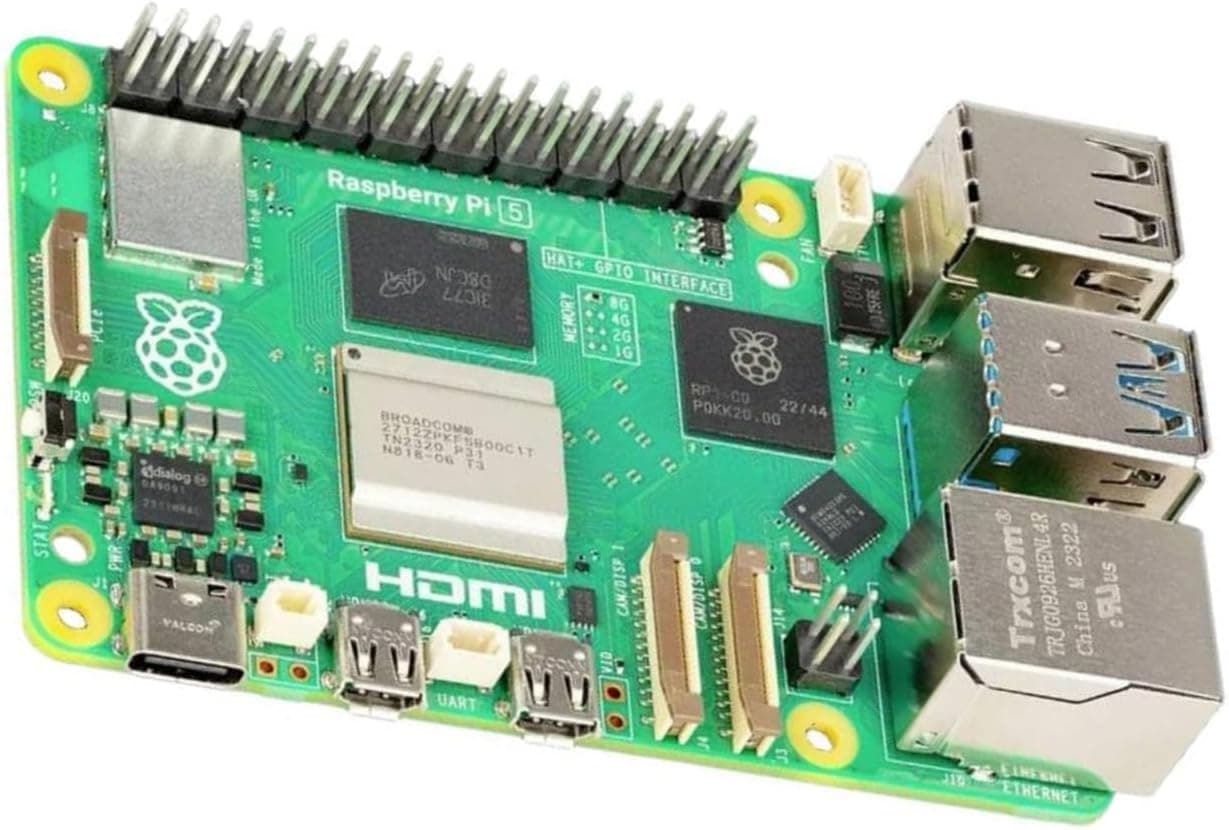 کامپیوتر تک برد Raspberry Pi 5 با حافظه 8GB کامپیوتر تک برد Raspberry Pi 5 با حافظه 8GB
