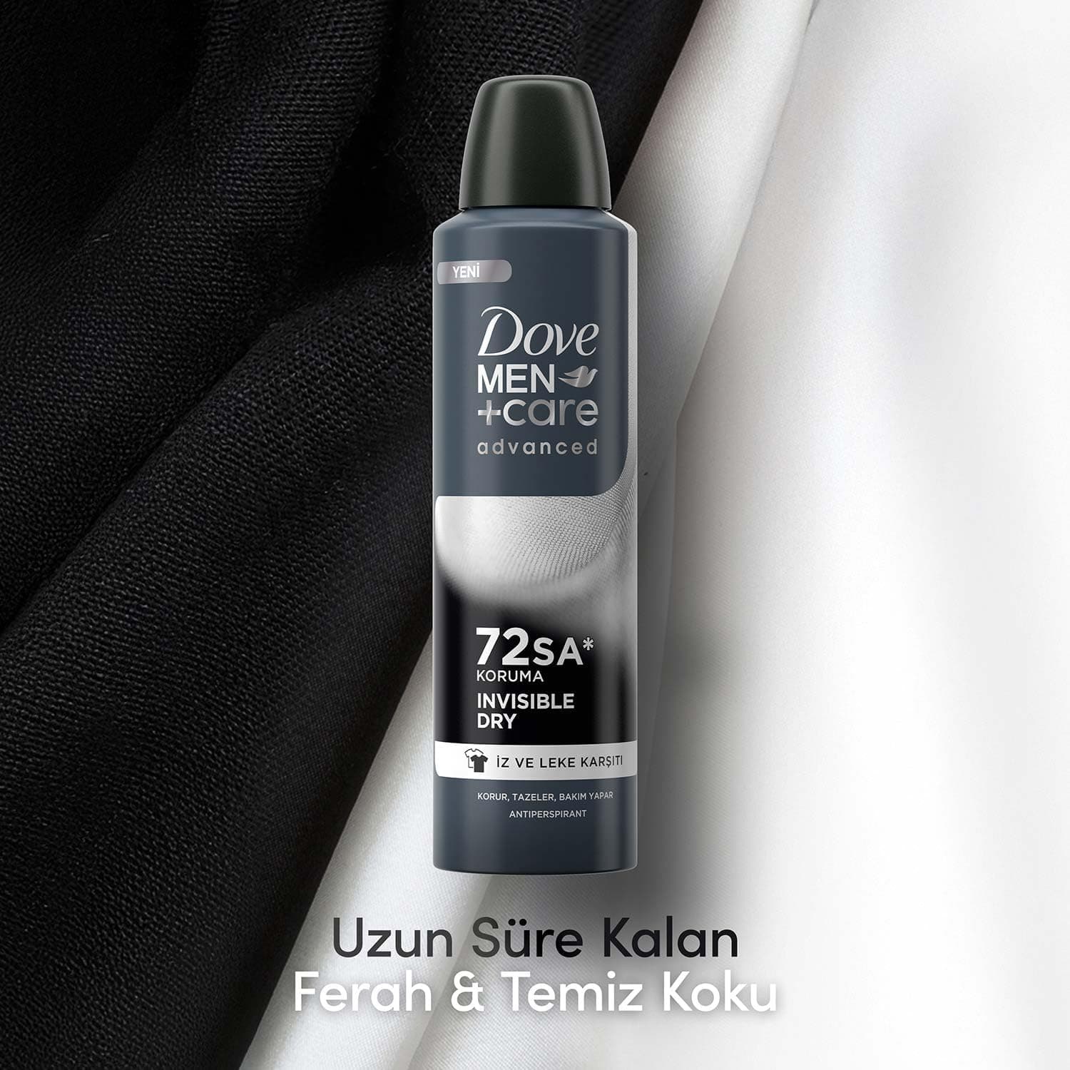 دئودورانت مردانه Dove Men Care Advanced با محافظت ۷۲ ساعته Invisible Dry 150 Ml دئودورانت مردانه Dove Men Care Advanced با محافظت ۷۲ ساعته Invisible Dry 150 Ml