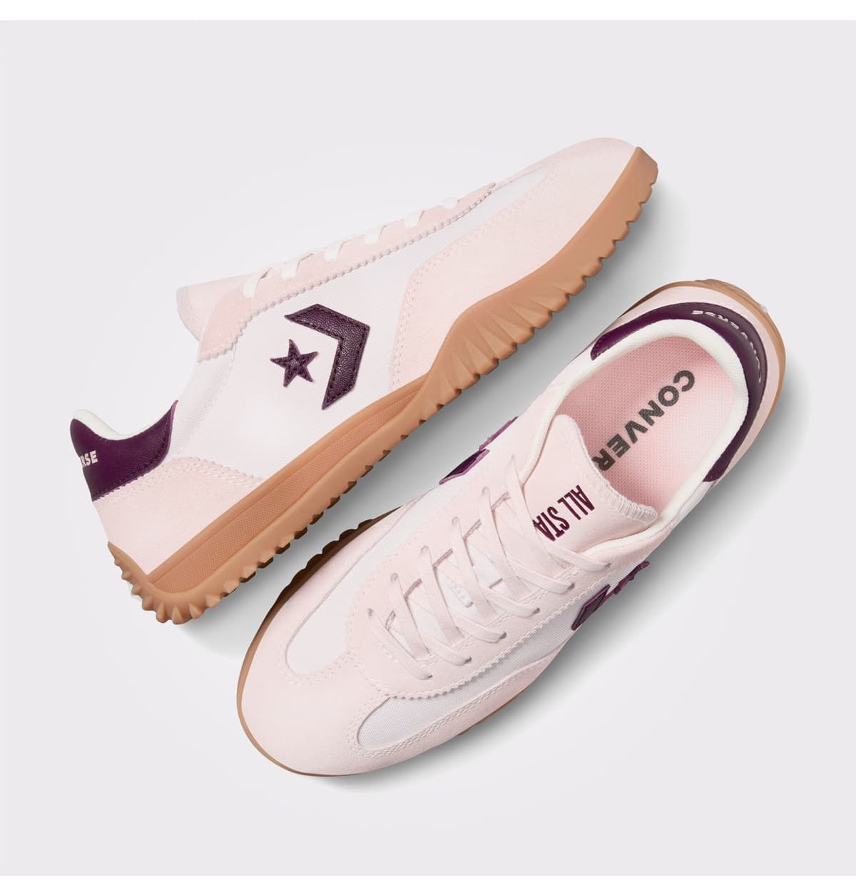کفش کتانی یونیسکس Converse Run Star Trainer سوئدی صورتی کفش کتانی یونیسکس Converse Run Star Trainer سوئدی صورتی